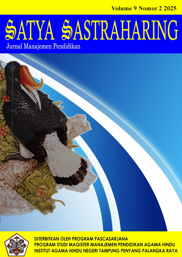 Satyasastra Haring: Jurnal Manajemen Volume 9 Nomor 2 Tahun 2025