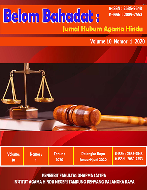 Jurnal Belom Bahadat Vol 10 No 1 2020